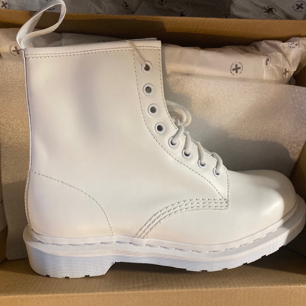 White Doc Martens (Brand new, never worn)